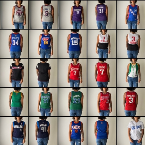 Philadelphia 76ers pink jersey— youth size M - Picture 6 of 7